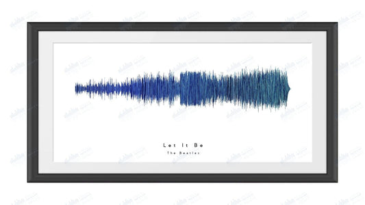 Let It Be by The Beatles - Visual Wave Prints