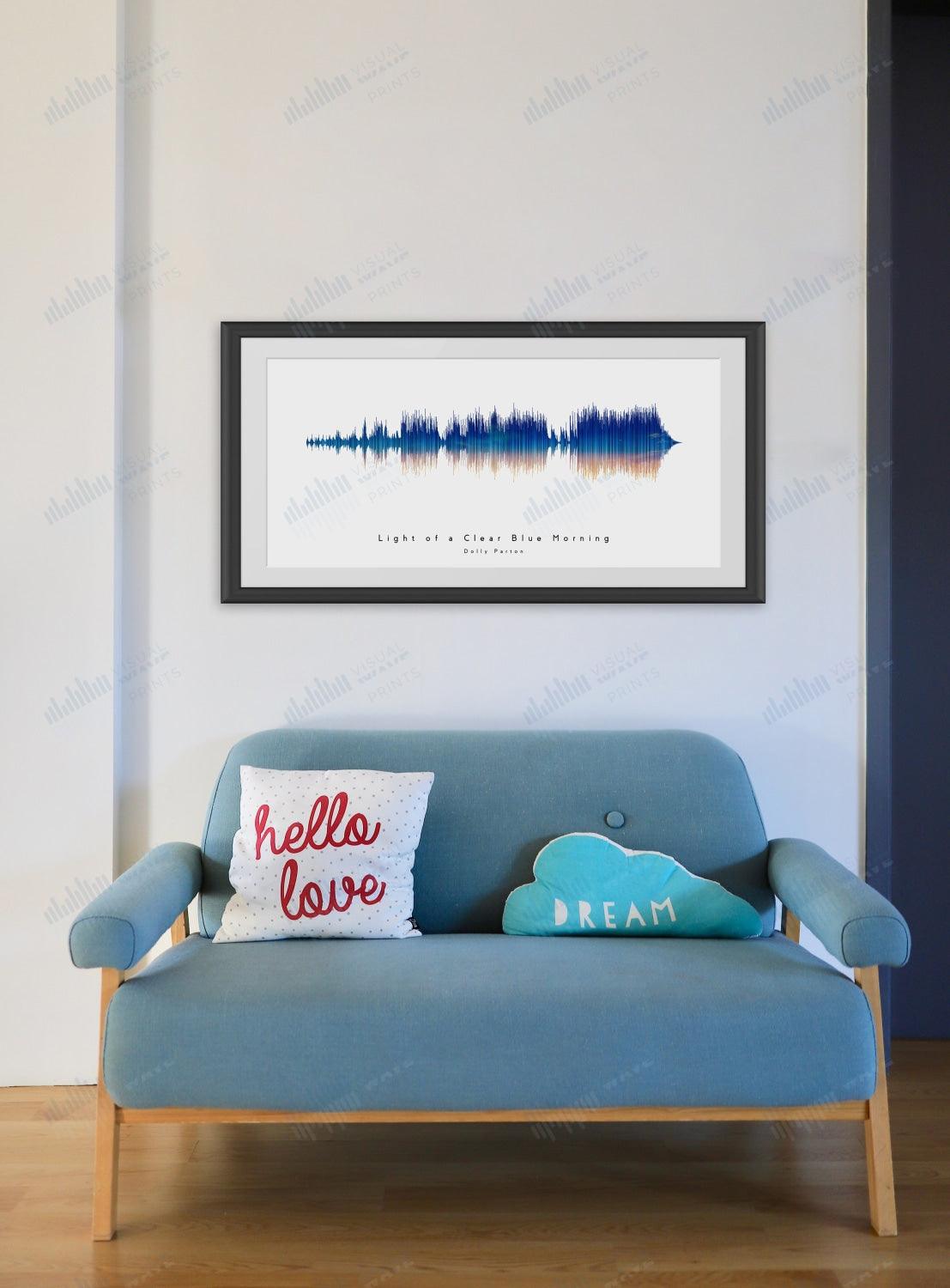 Light of a Clear Blue Morning by Dolly Parton - Visual Wave Prints