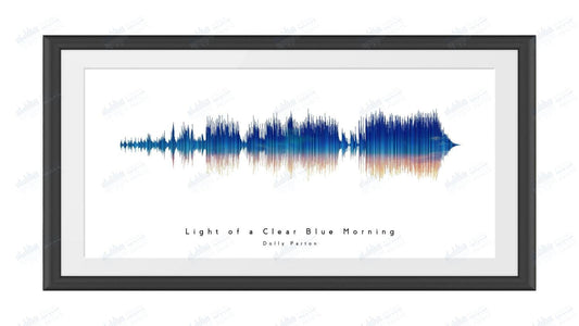 Light of a Clear Blue Morning by Dolly Parton - Visual Wave Prints