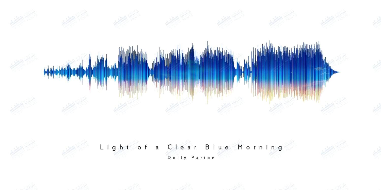 Light of a Clear Blue Morning by Dolly Parton - Visual Wave Prints