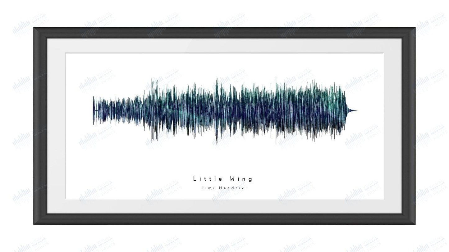 Little Wing by Jimi Hendrix - Visual Wave Prints