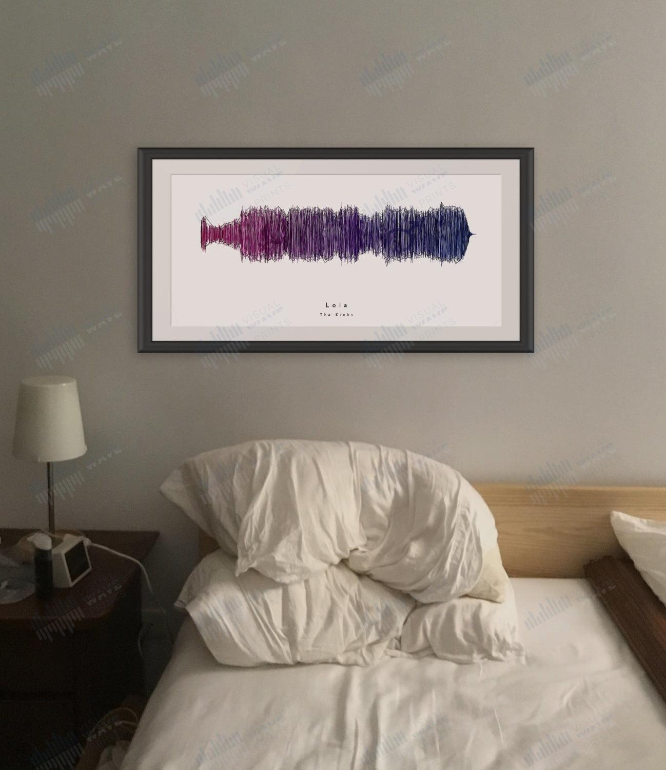 Lola by The Kinks - Visual Wave Prints