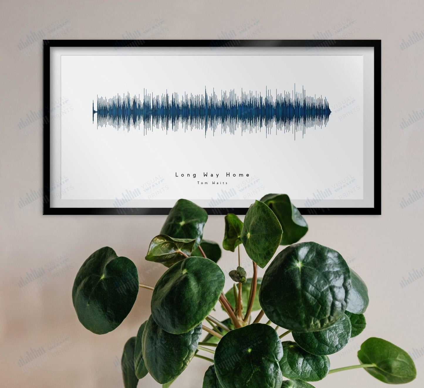 Long Way Home by Tom Waits - Visual Wave Prints