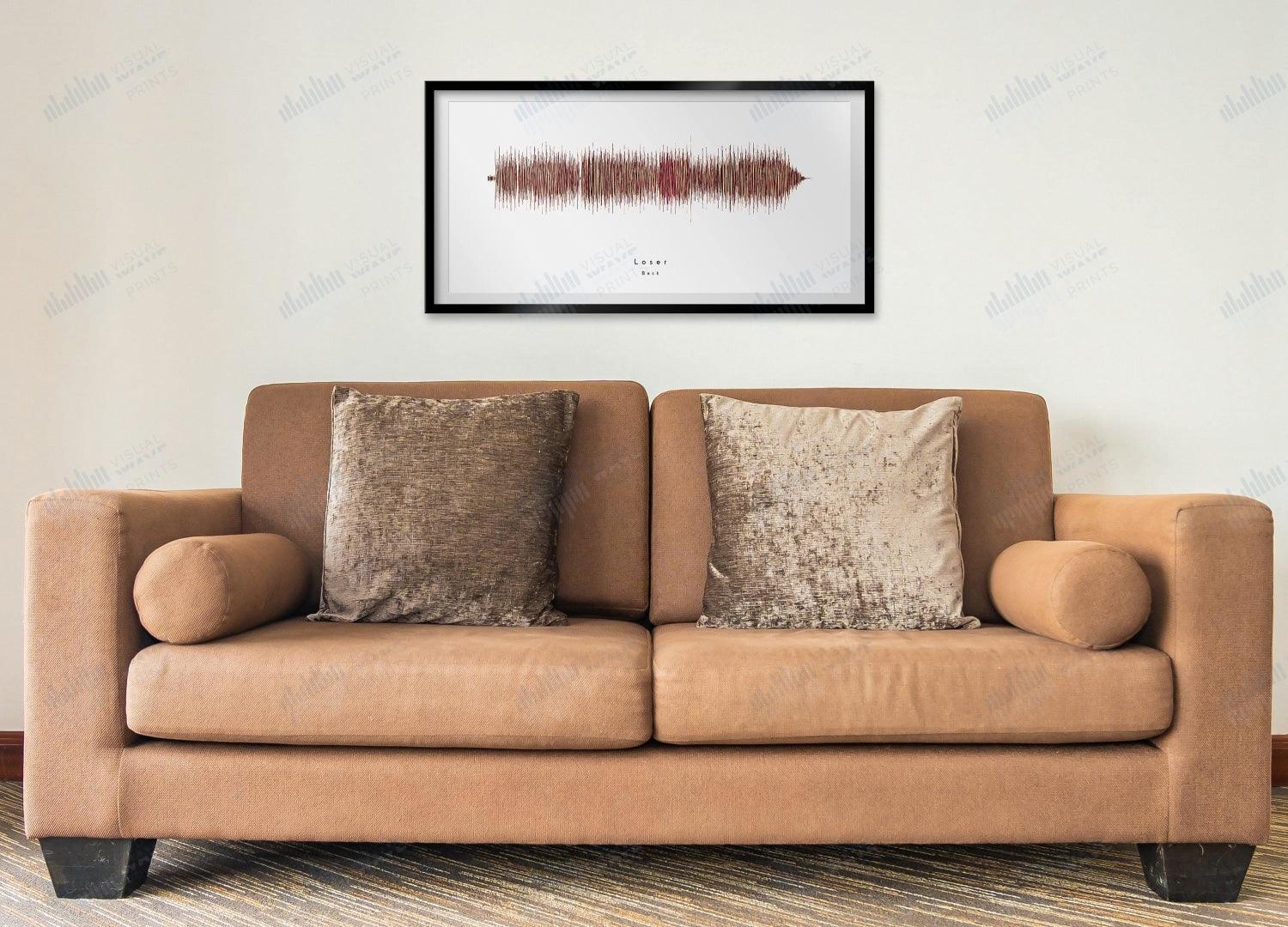 Loser by Beck - Visual Wave Prints