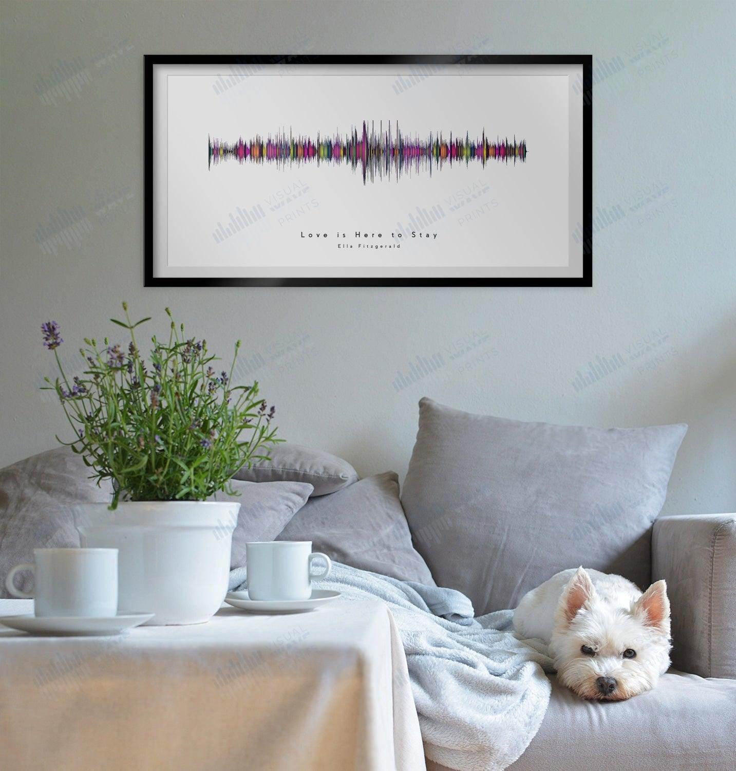 Love Is Here to Stay by Ella Fitzgerald - Visual Wave Prints