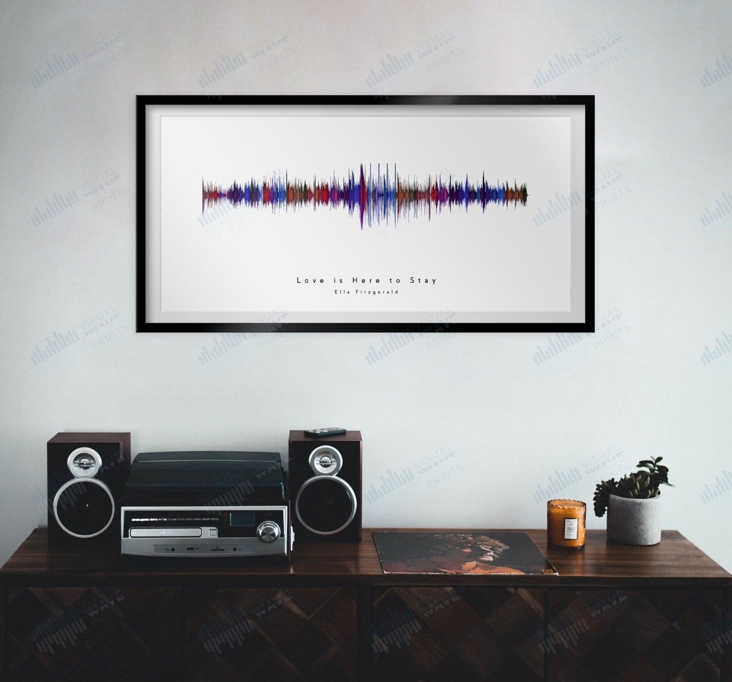 Love Is Here to Stay by Ella Fitzgerald - Visual Wave Prints