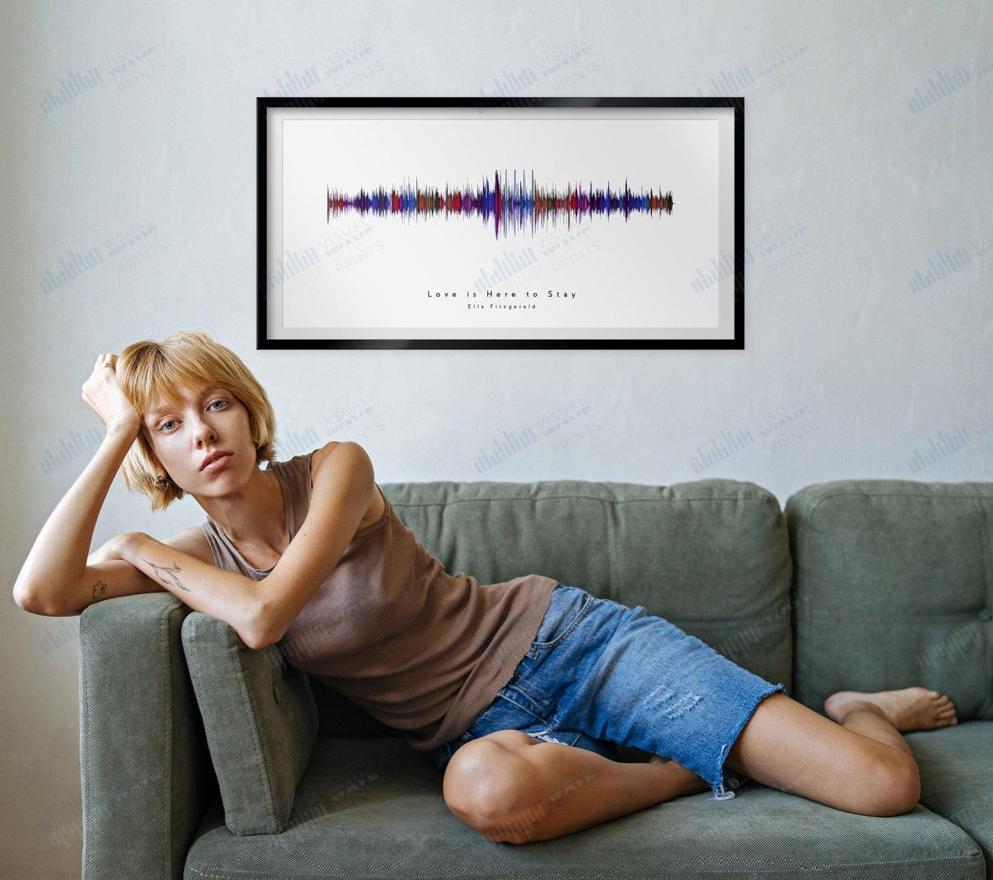 Love Is Here to Stay by Ella Fitzgerald - Visual Wave Prints