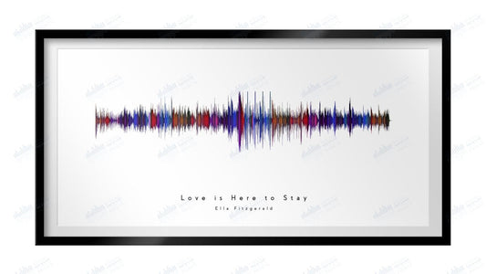 Love Is Here to Stay by Ella Fitzgerald - Visual Wave Prints