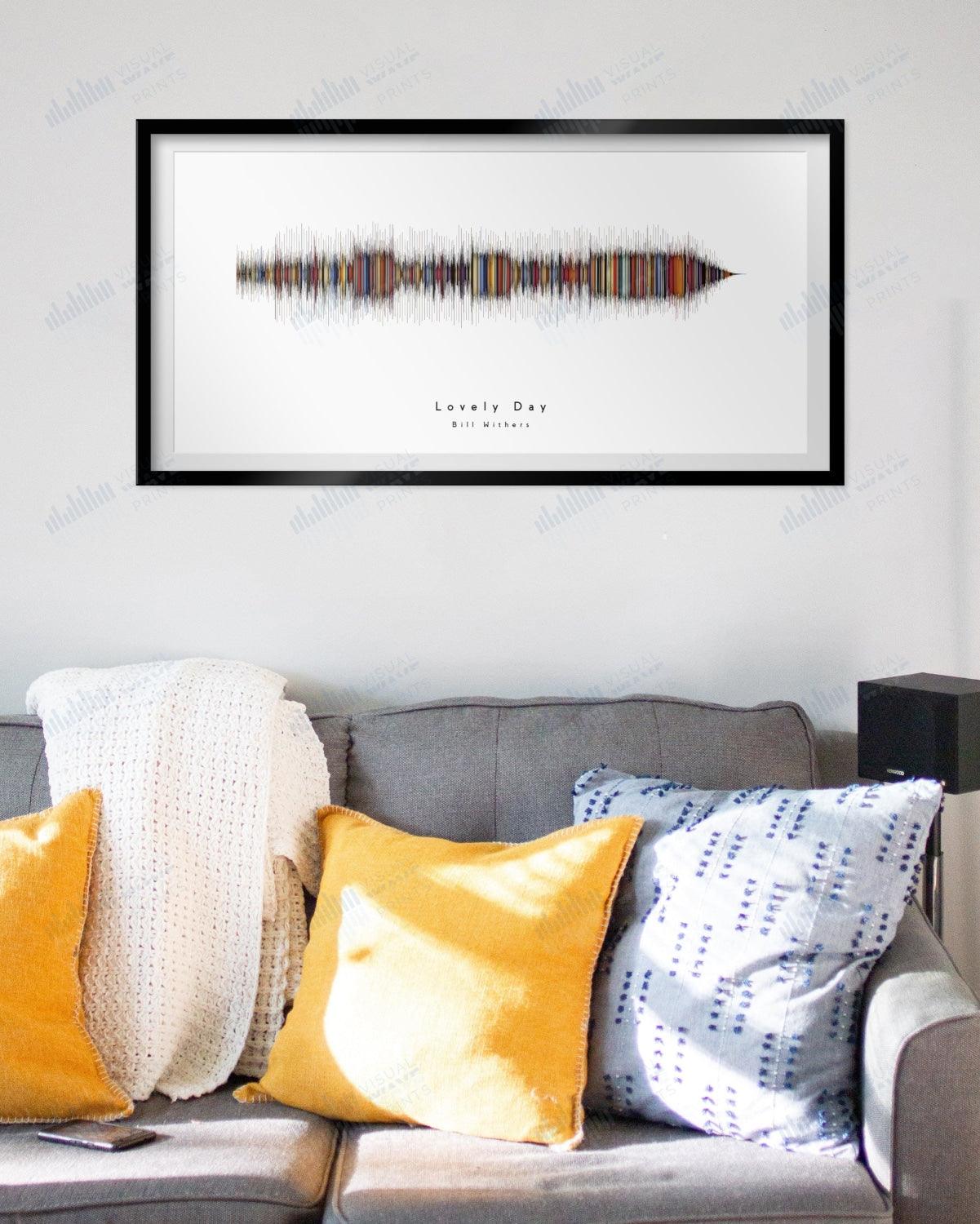 Lovely Day by Bill Withers - Visual Wave Prints