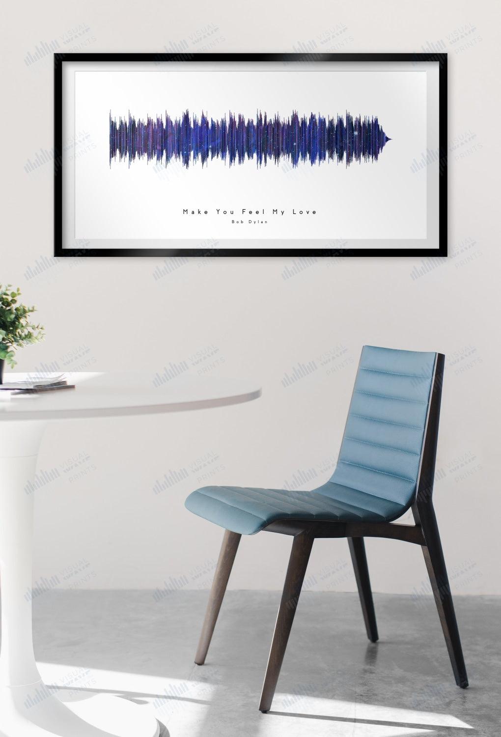 Make You Feel My Love by Bob Dylan - Visual Wave Prints