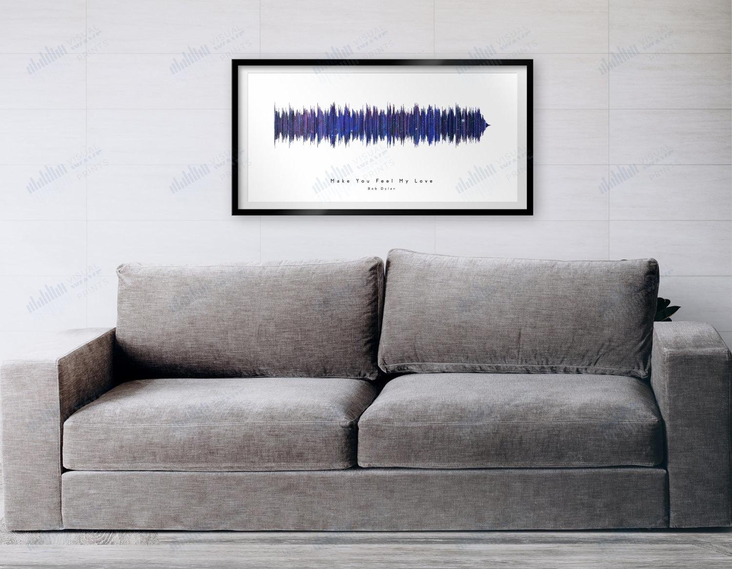 Make You Feel My Love by Bob Dylan - Visual Wave Prints