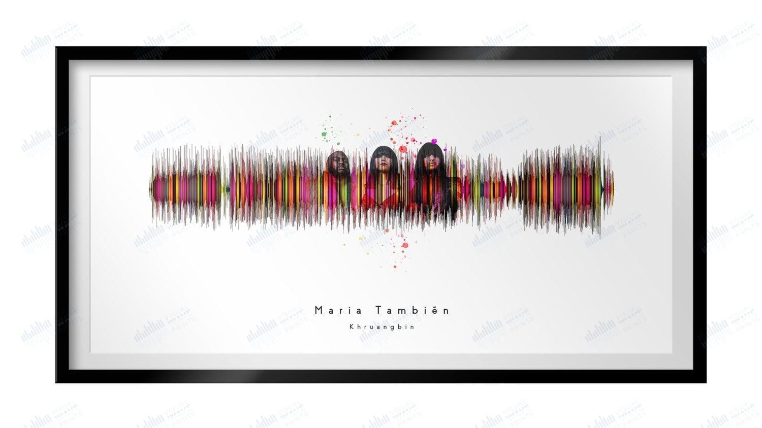 Maria También by Khruangbin - Visual Wave Prints