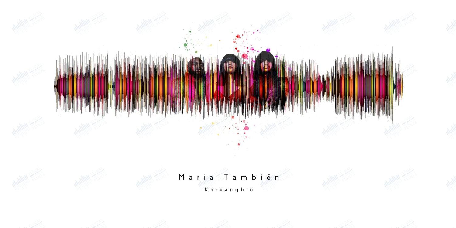 Maria También by Khruangbin - Visual Wave Prints