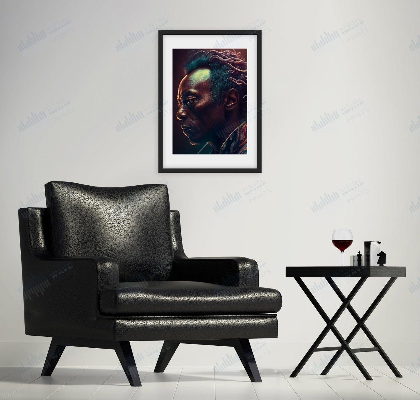 Miles Davis Original Portrait - Visual Wave Prints