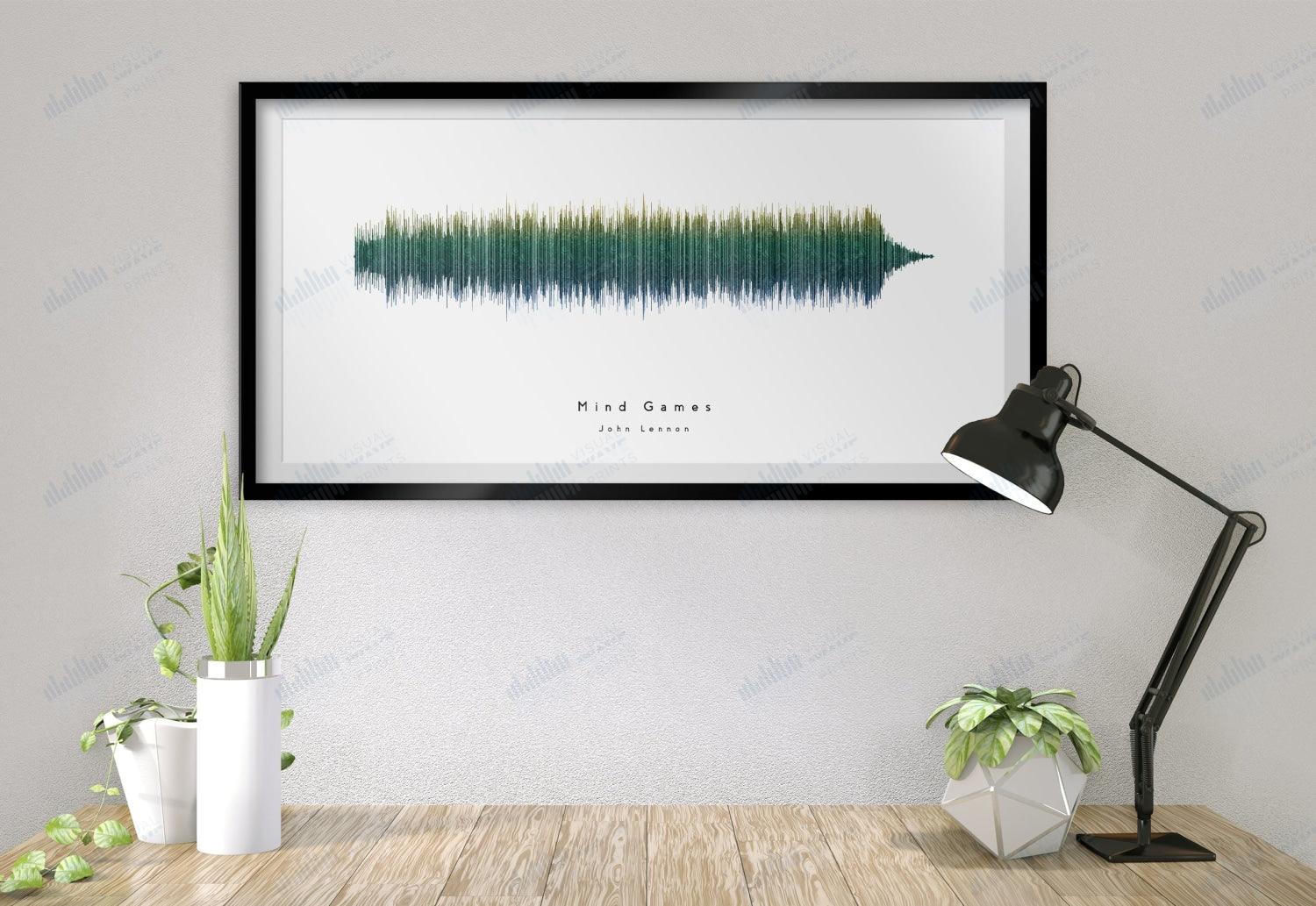 Mind Games by John Lennon - Visual Wave Prints