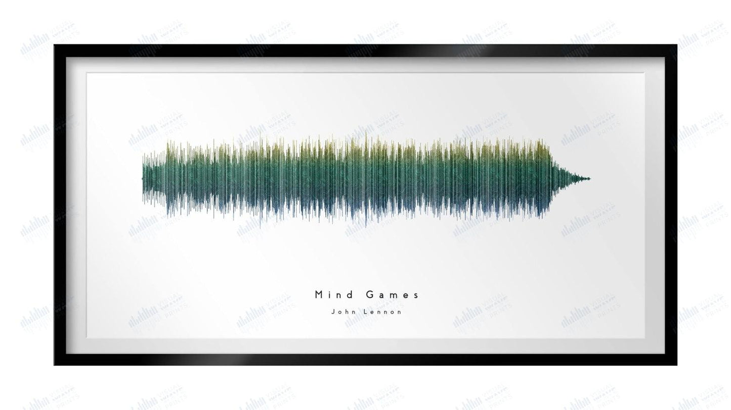 Mind Games by John Lennon - Visual Wave Prints