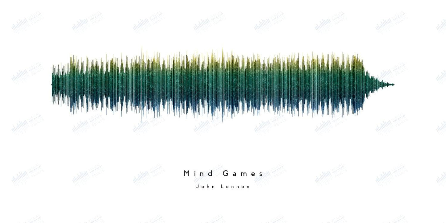 Mind Games by John Lennon - Visual Wave Prints