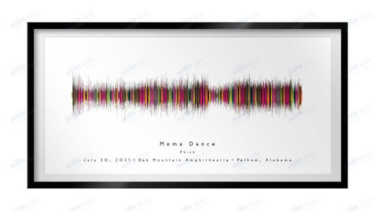 Moma Dance by Phish - Visual Wave Prints