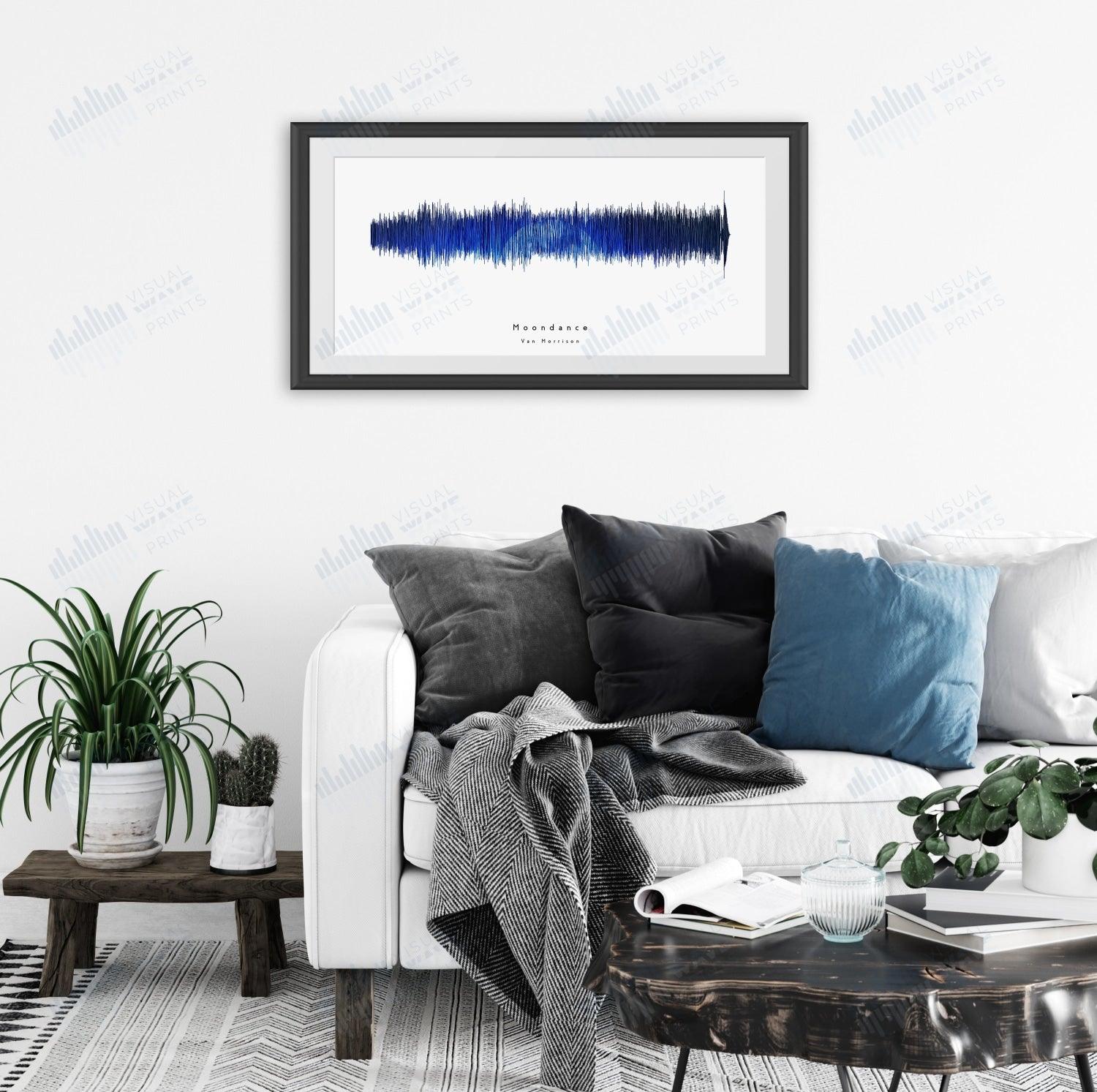 Moondance by Van Morrison - Visual Wave Prints