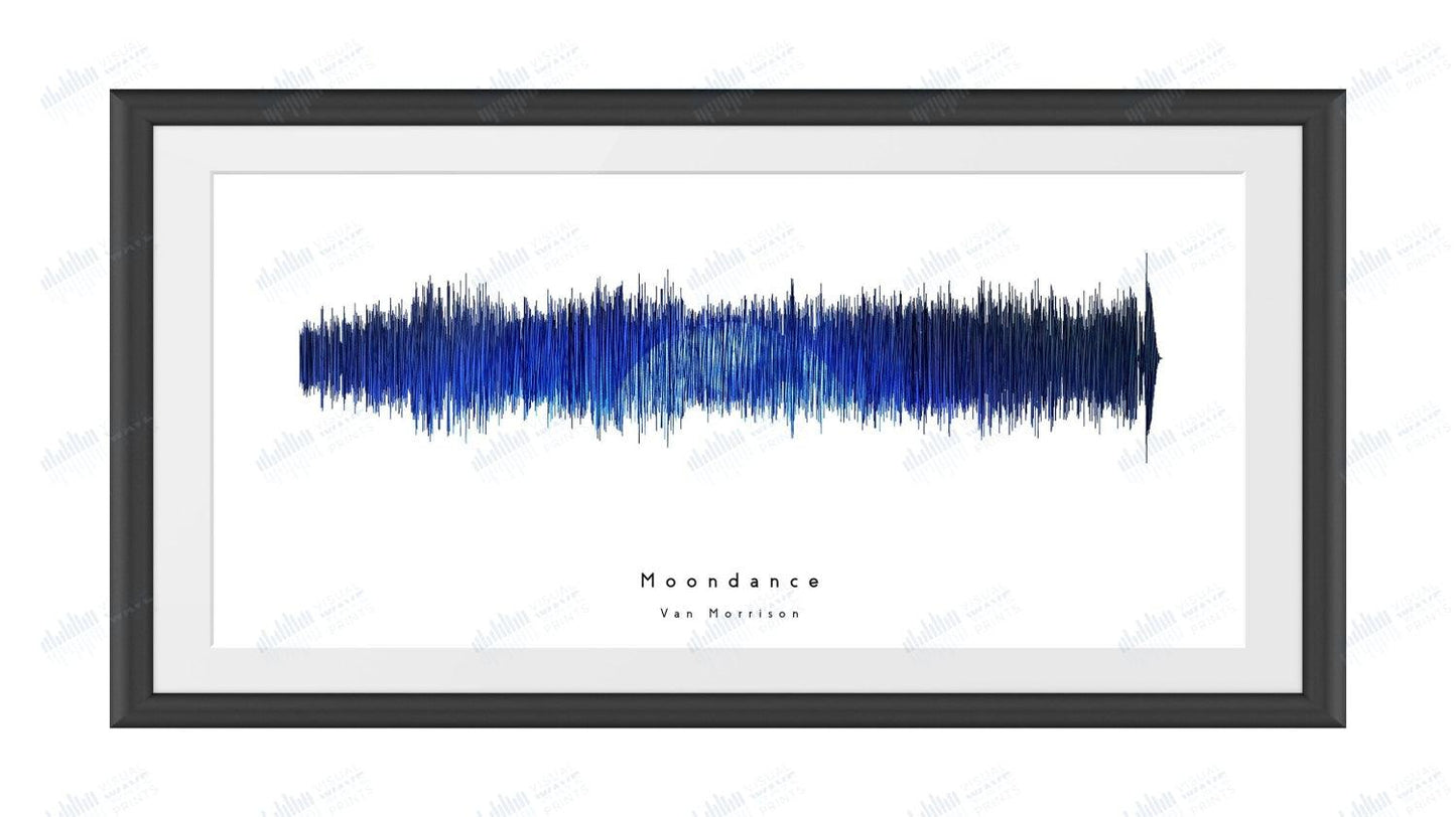 Moondance by Van Morrison - Visual Wave Prints