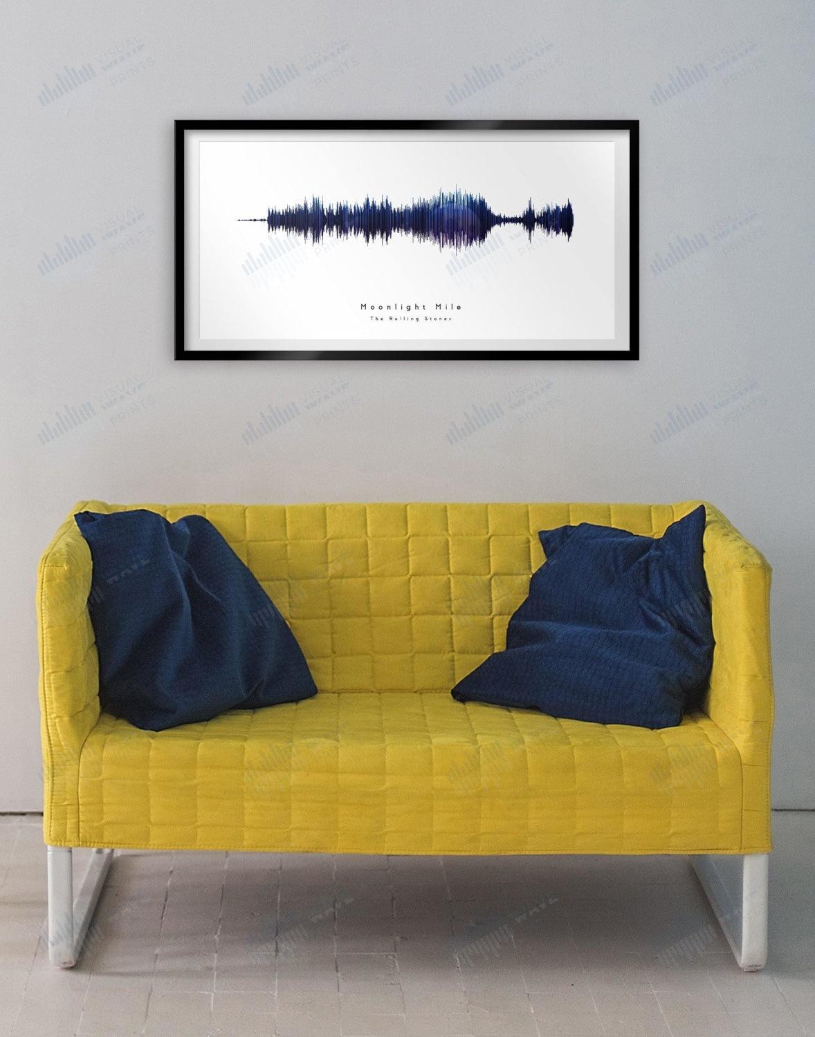 Moonlight Mile by The Rolling Stones - Visual Wave Prints