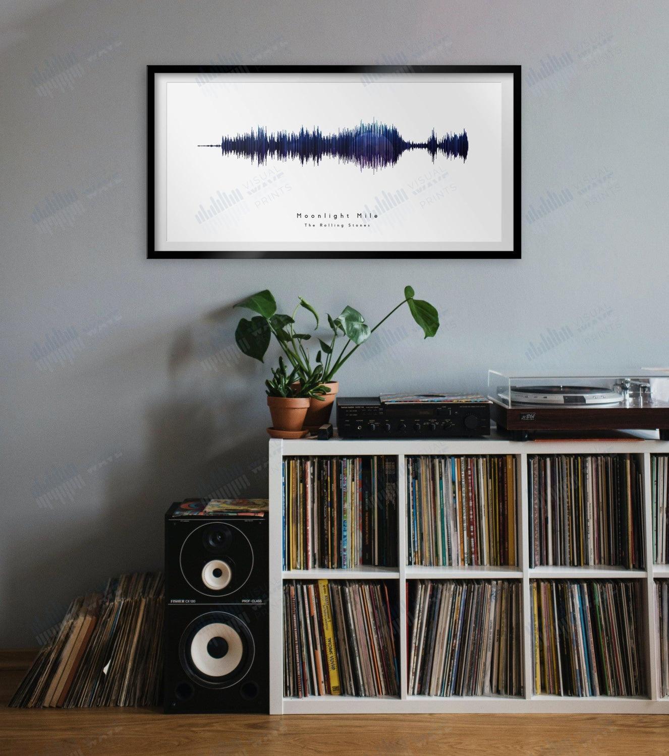 Moonlight Mile by The Rolling Stones - Visual Wave Prints