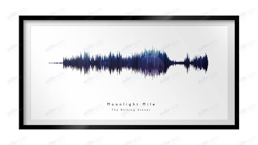 Moonlight Mile by The Rolling Stones - Visual Wave Prints