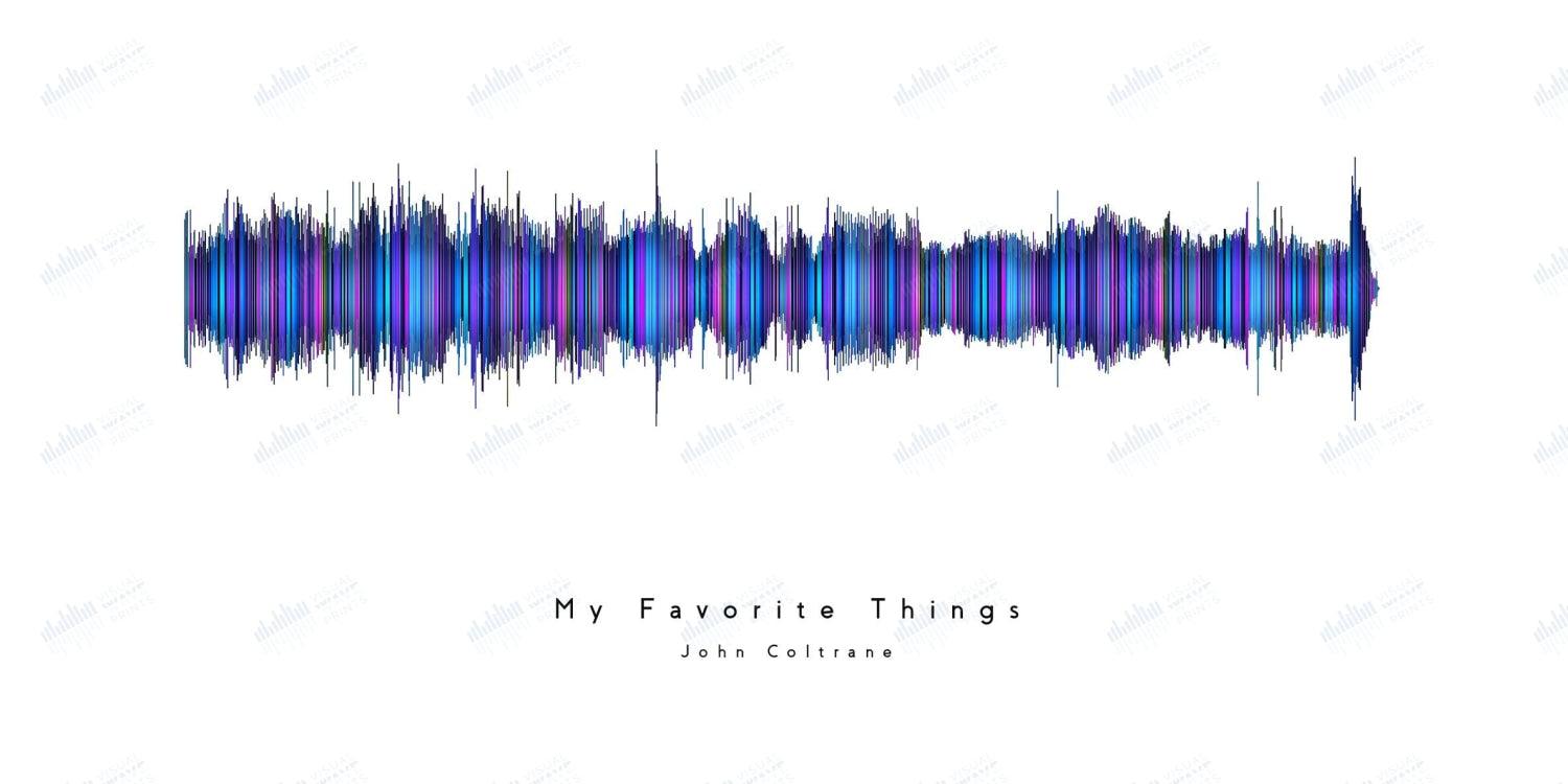 My Favorite Things by John Coltrane - Visual Wave Prints