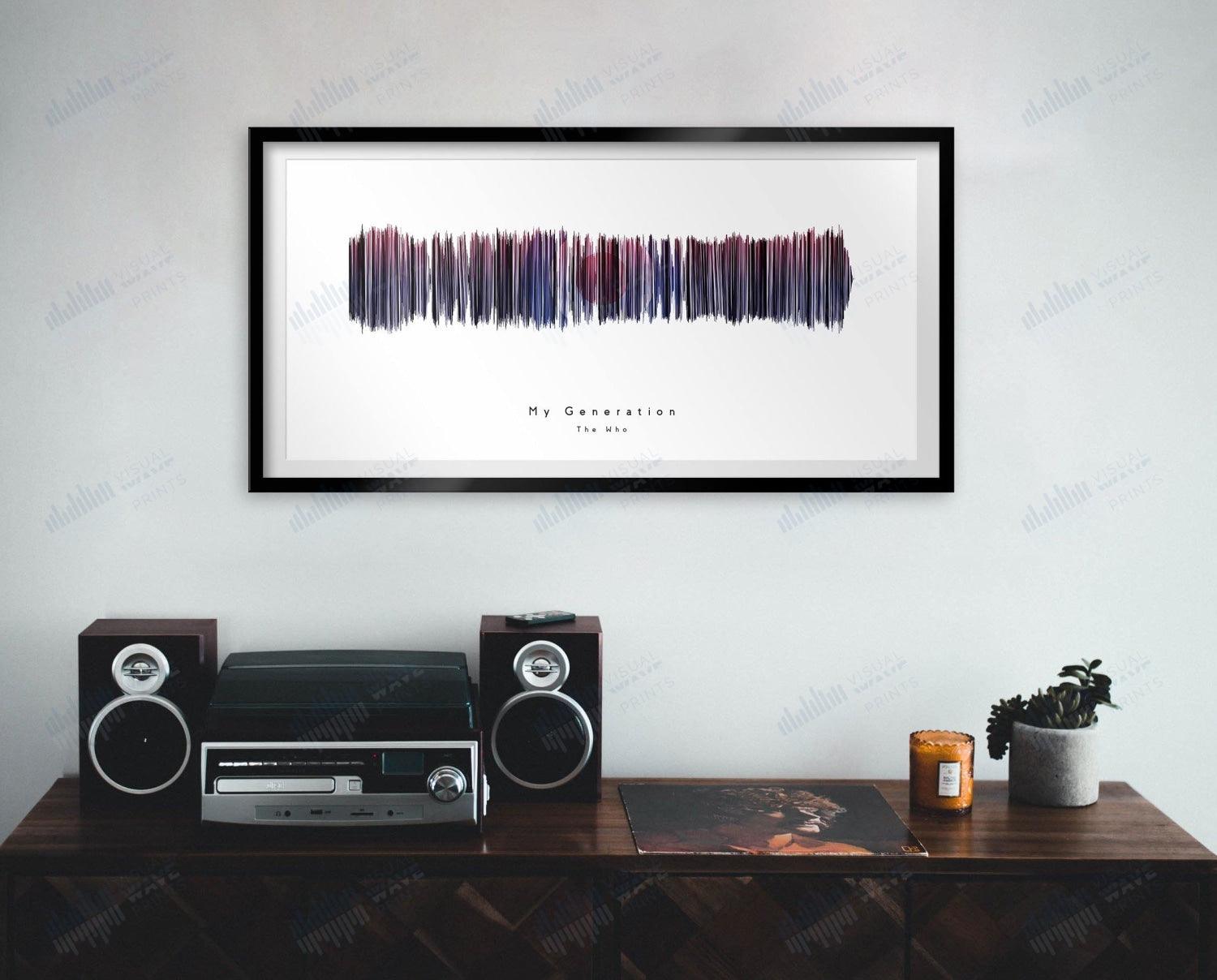 My Generation by The Who - Visual Wave Prints