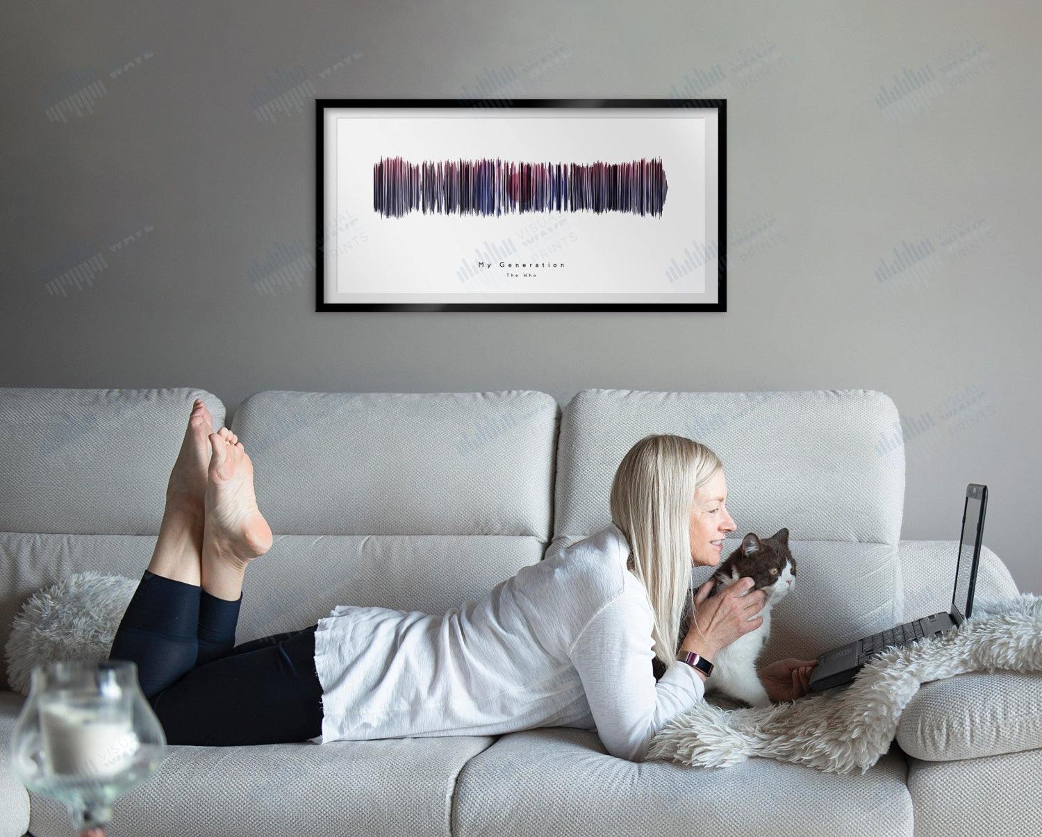 My Generation by The Who - Visual Wave Prints