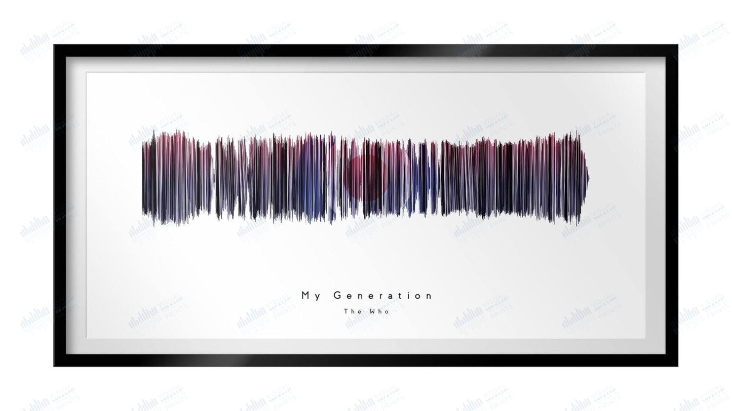 My Generation by The Who - Visual Wave Prints