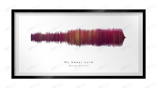 My Sweet Lord by George Harrison - Visual Wave Prints