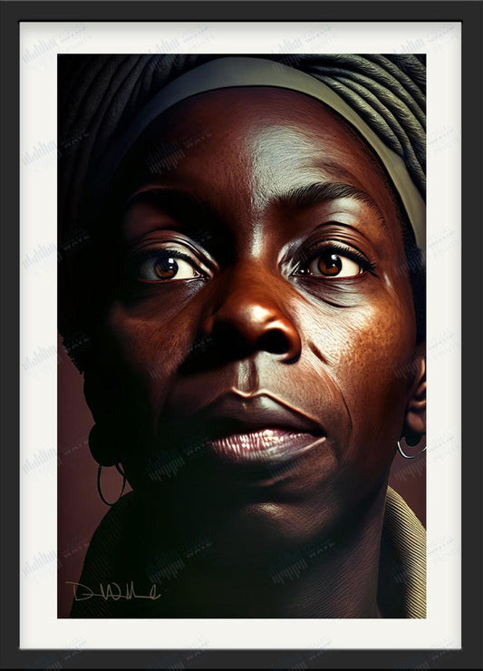 Nina Simone Original Portrait - Visual Wave Prints