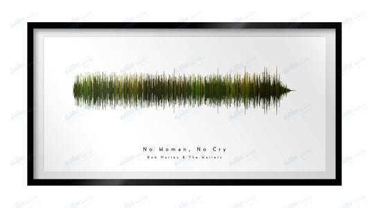 No Woman, No Cry by Bob Marley and the Wailers - Visual Wave Prints