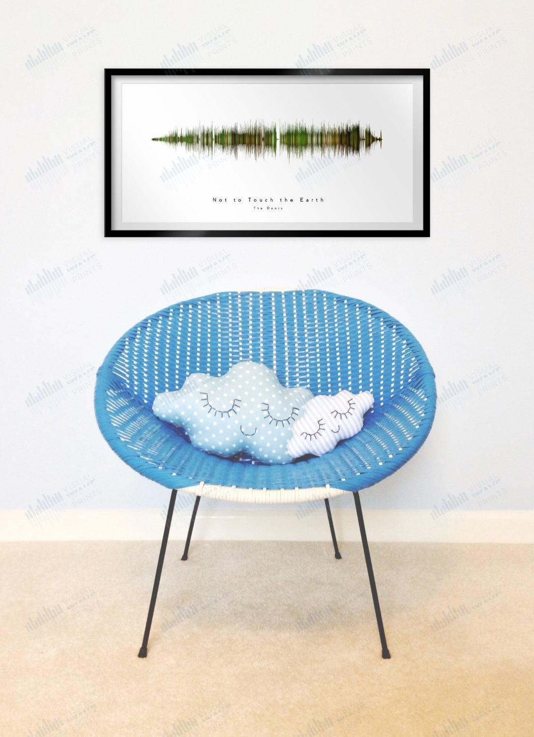 Not to Touch the Earth by The Doors - Visual Wave Prints