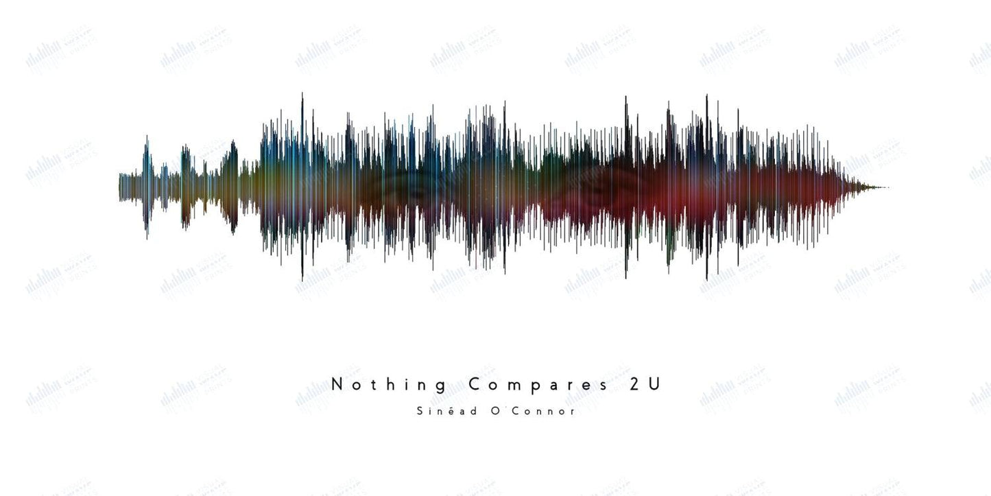 Nothing Compares 2U by Sinéad O'Connor - Visual Wave Prints