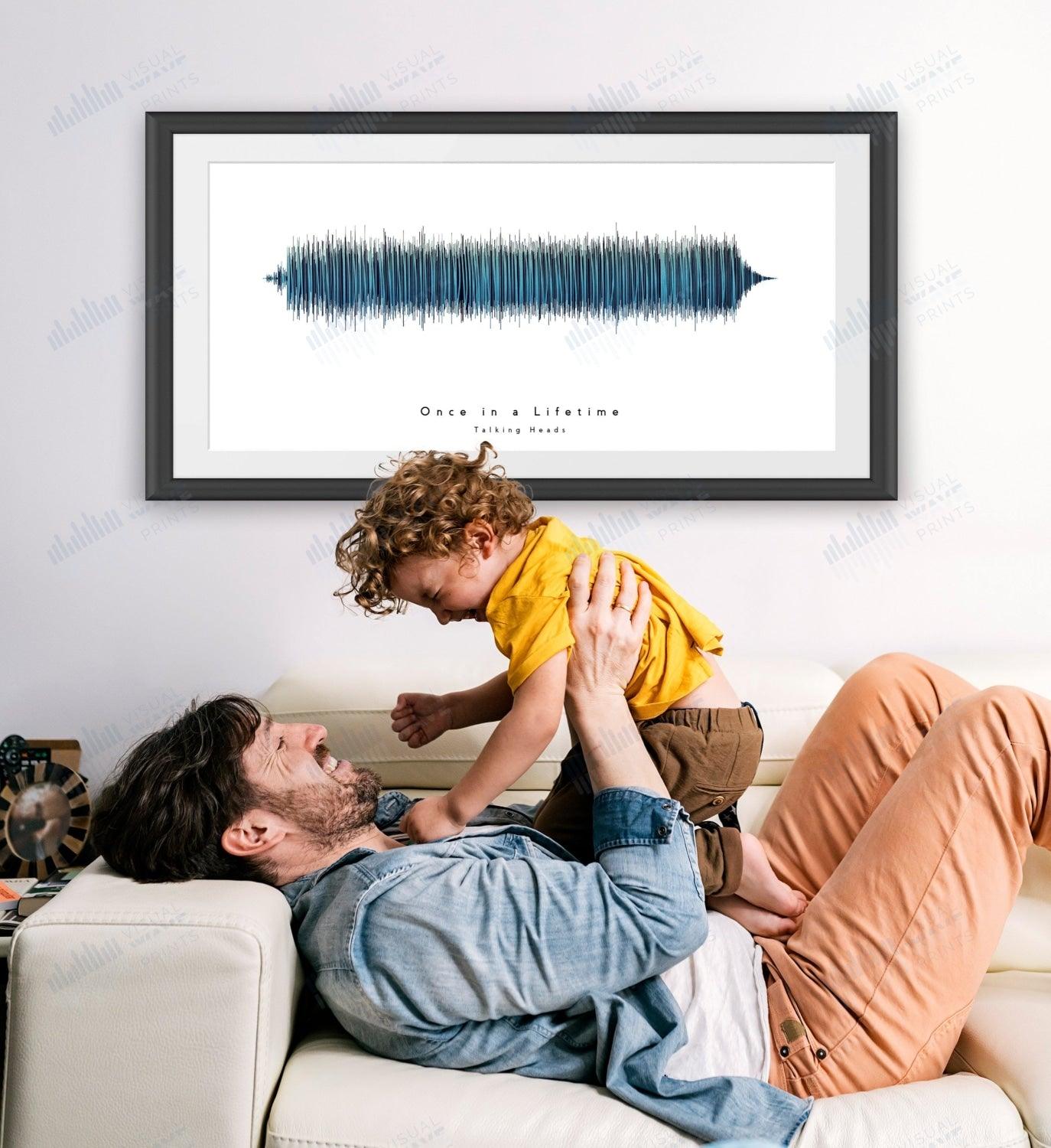 Once in a Lifetime by Talking Heads - Visual Wave Prints