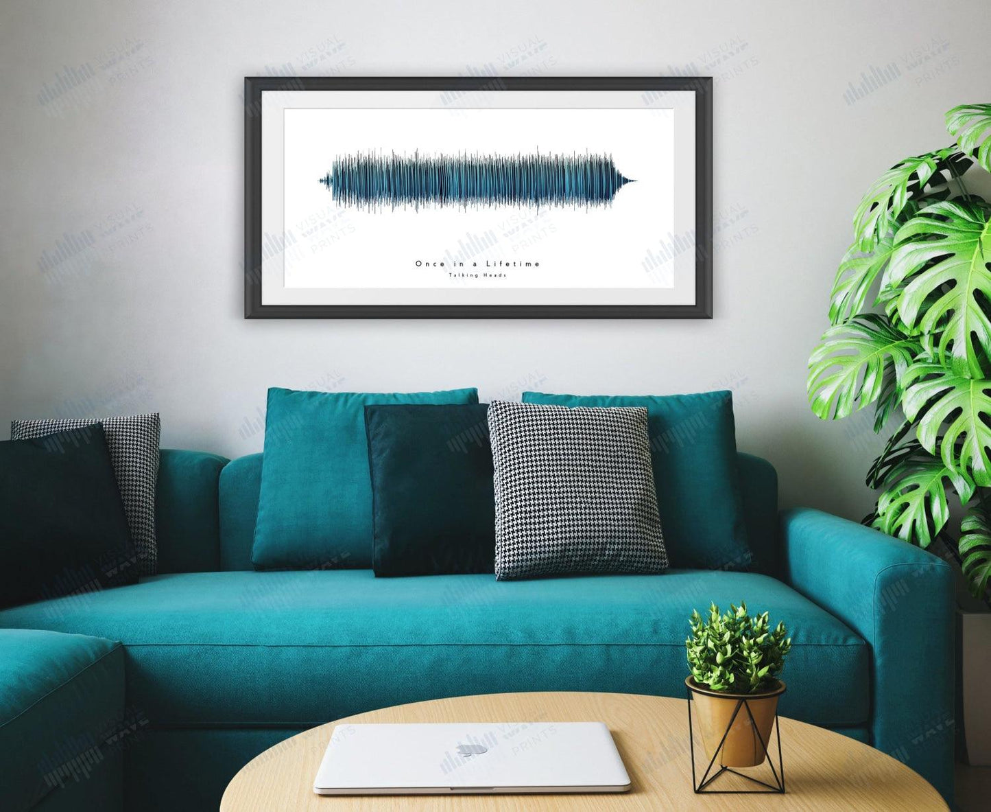 Once in a Lifetime by Talking Heads - Visual Wave Prints