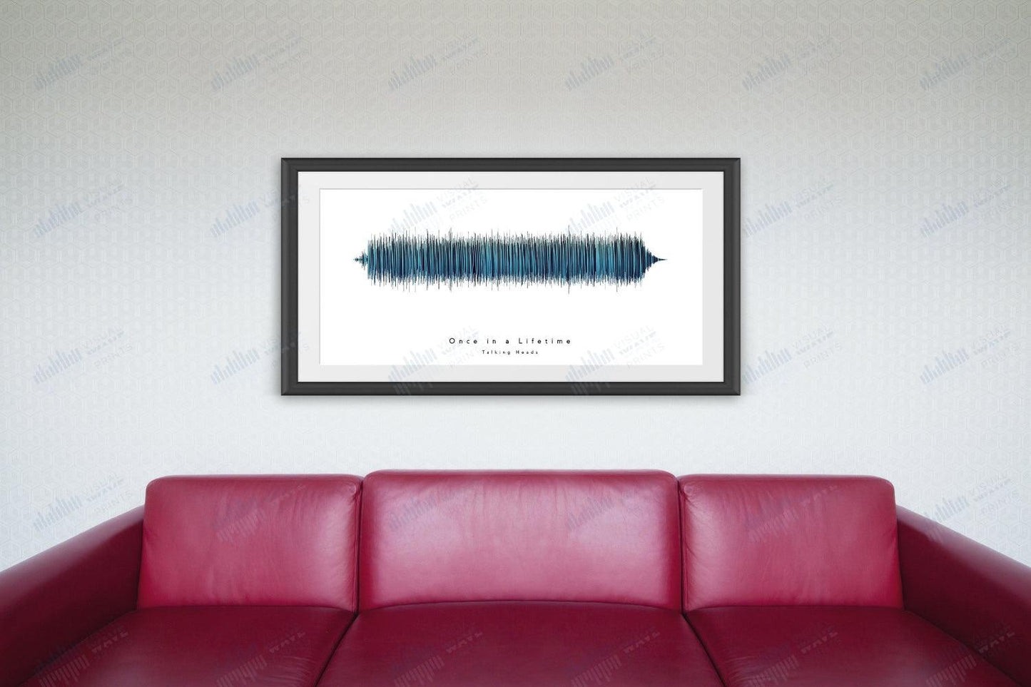 Once in a Lifetime by Talking Heads - Visual Wave Prints