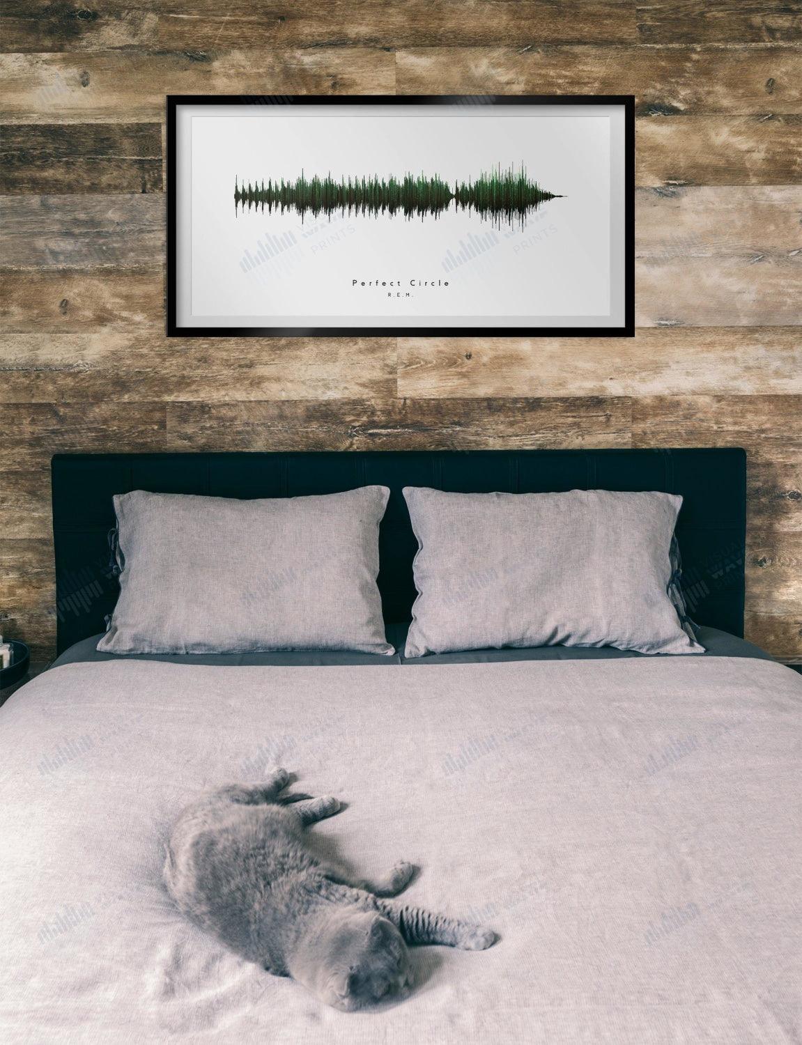 Perfect Circle by R.E.M. - Visual Wave Prints