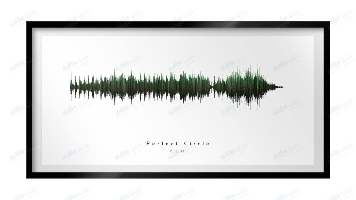 Perfect Circle by R.E.M. - Visual Wave Prints