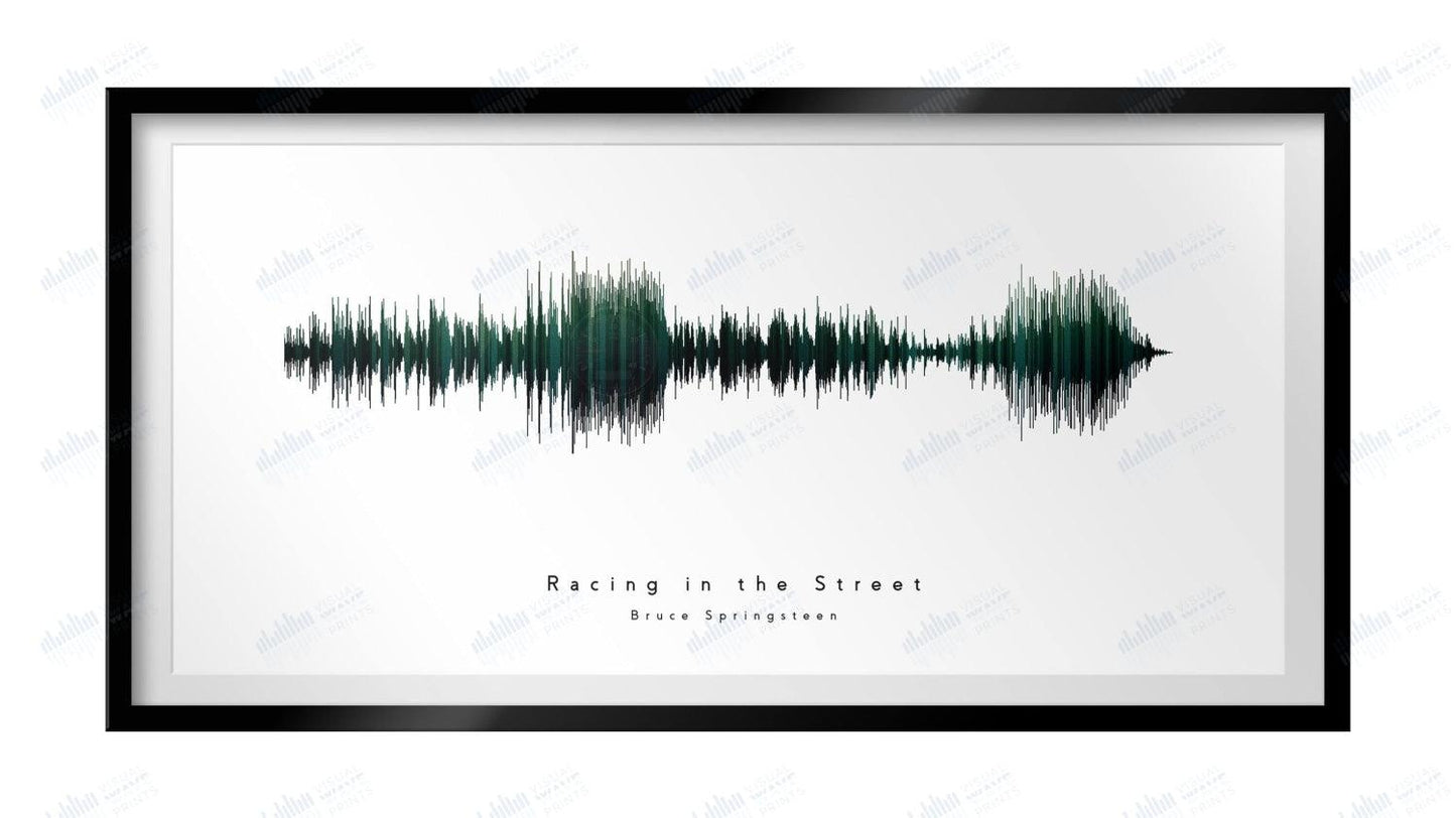 Racing in the Street by Bruce Springsteen - Visual Wave Prints