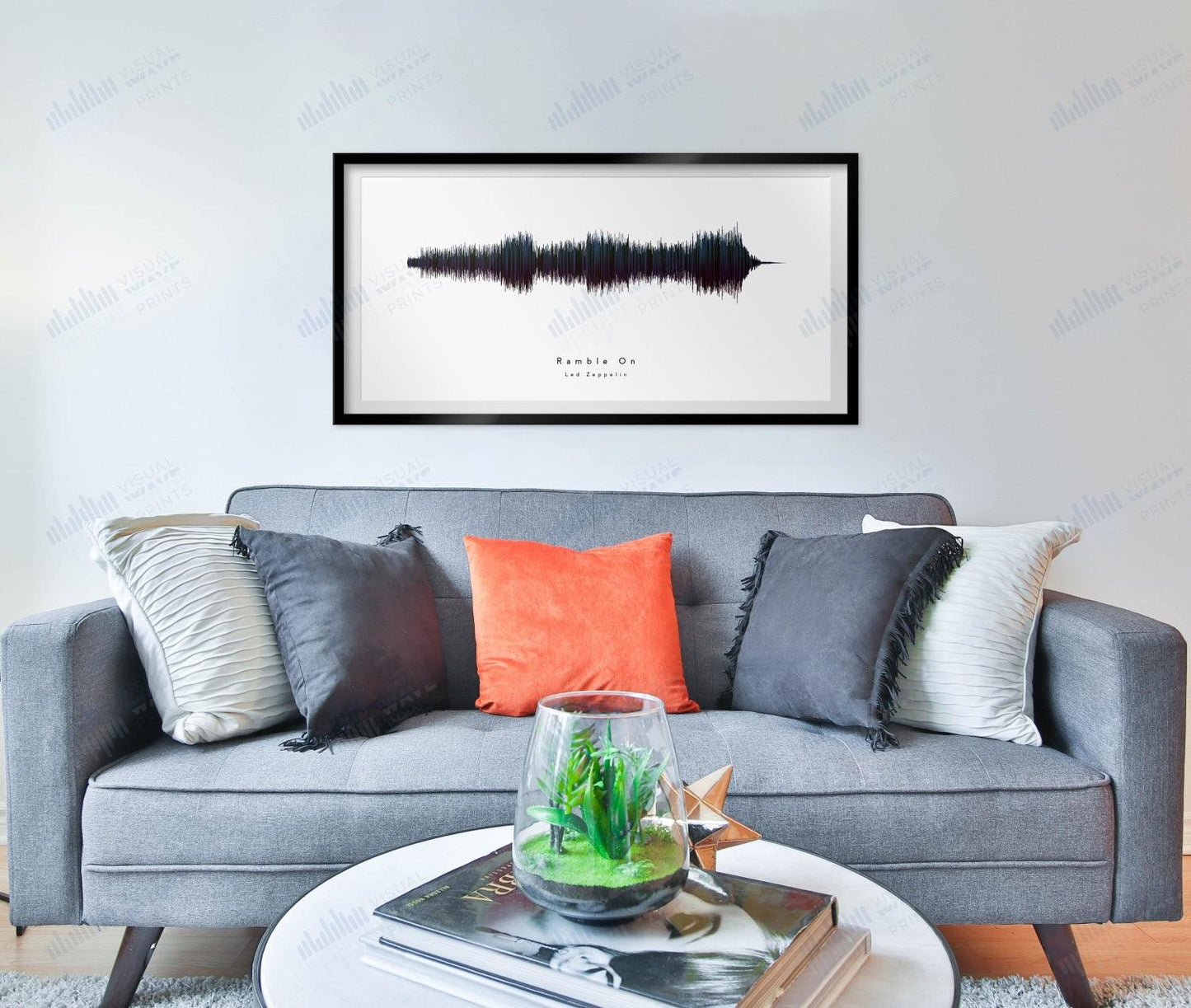 Ramble On by Led Zeppelin - Visual Wave Prints