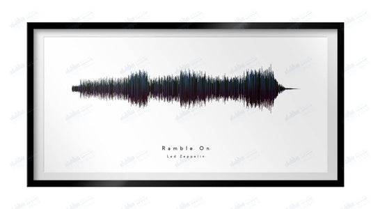 Ramble On by Led Zeppelin - Visual Wave Prints