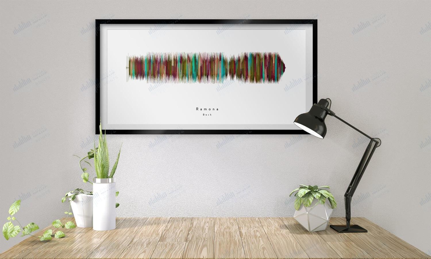 Ramona by Beck - Visual Wave Prints