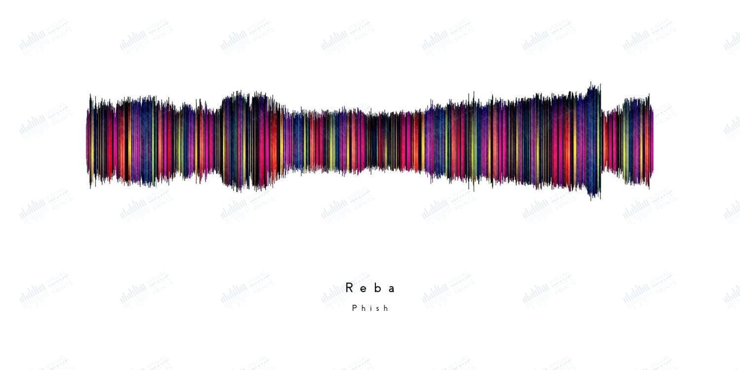 Reba by Phish - Visual Wave Prints