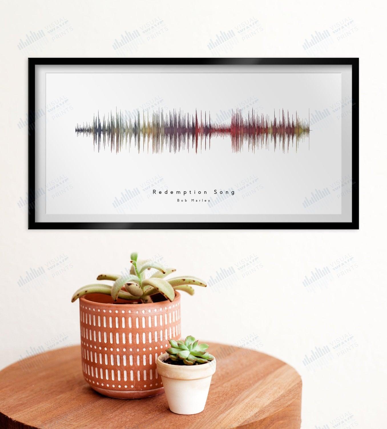 Redemption Song by Bob Marley & The Wailers - Visual Wave Prints