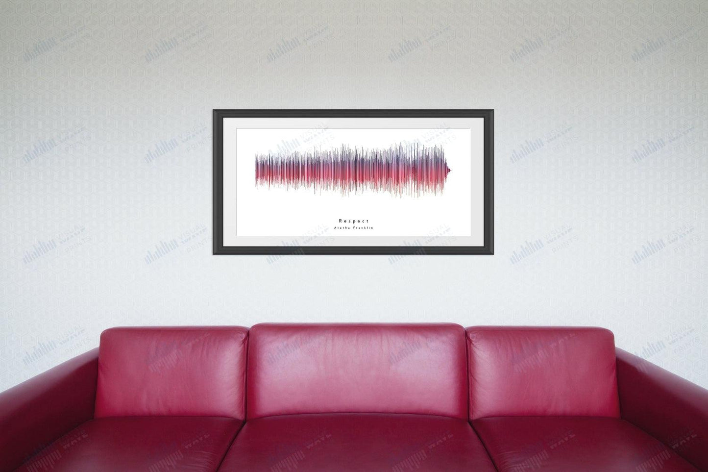 Respect by Aretha Franklin - Visual Wave Prints