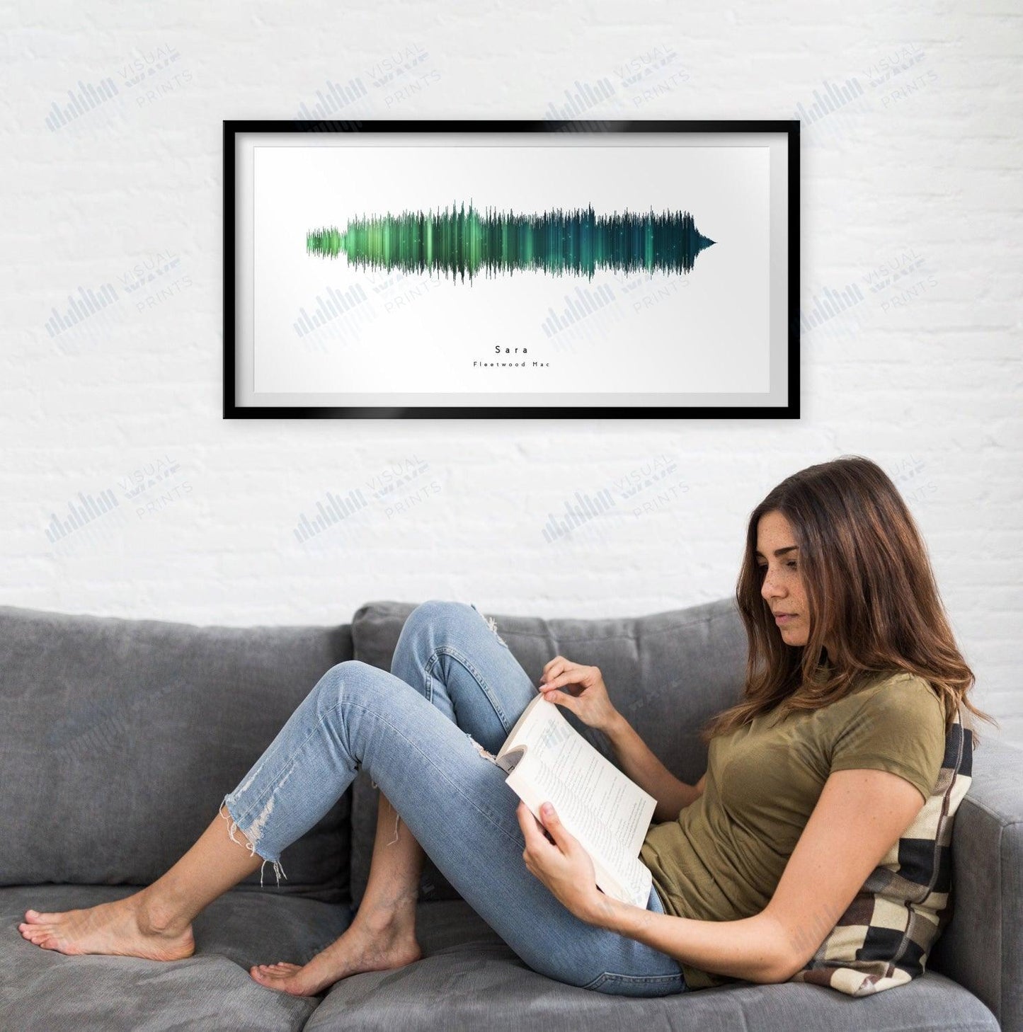 Sara by Fleetwood Mac - Visual Wave Prints
