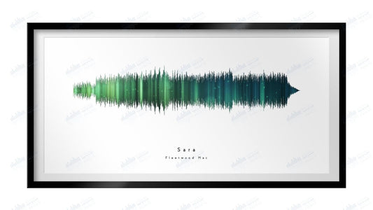 Sara by Fleetwood Mac - Visual Wave Prints